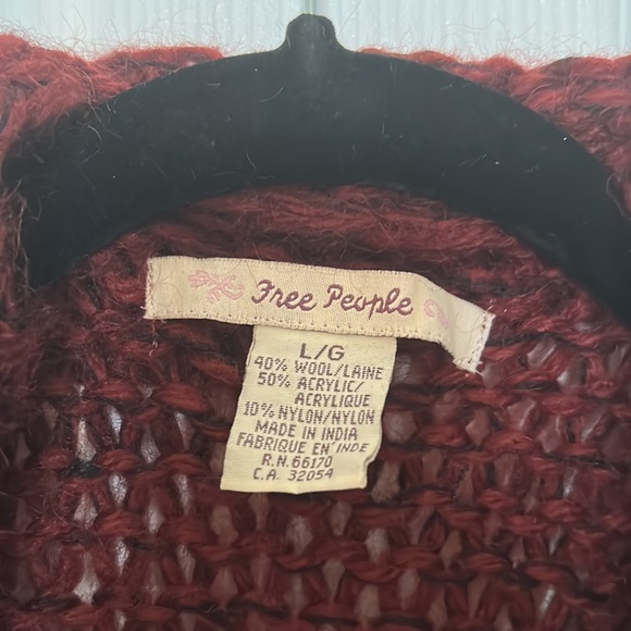 FREE PEOPLE long wool sweater - Picture 2 of 5